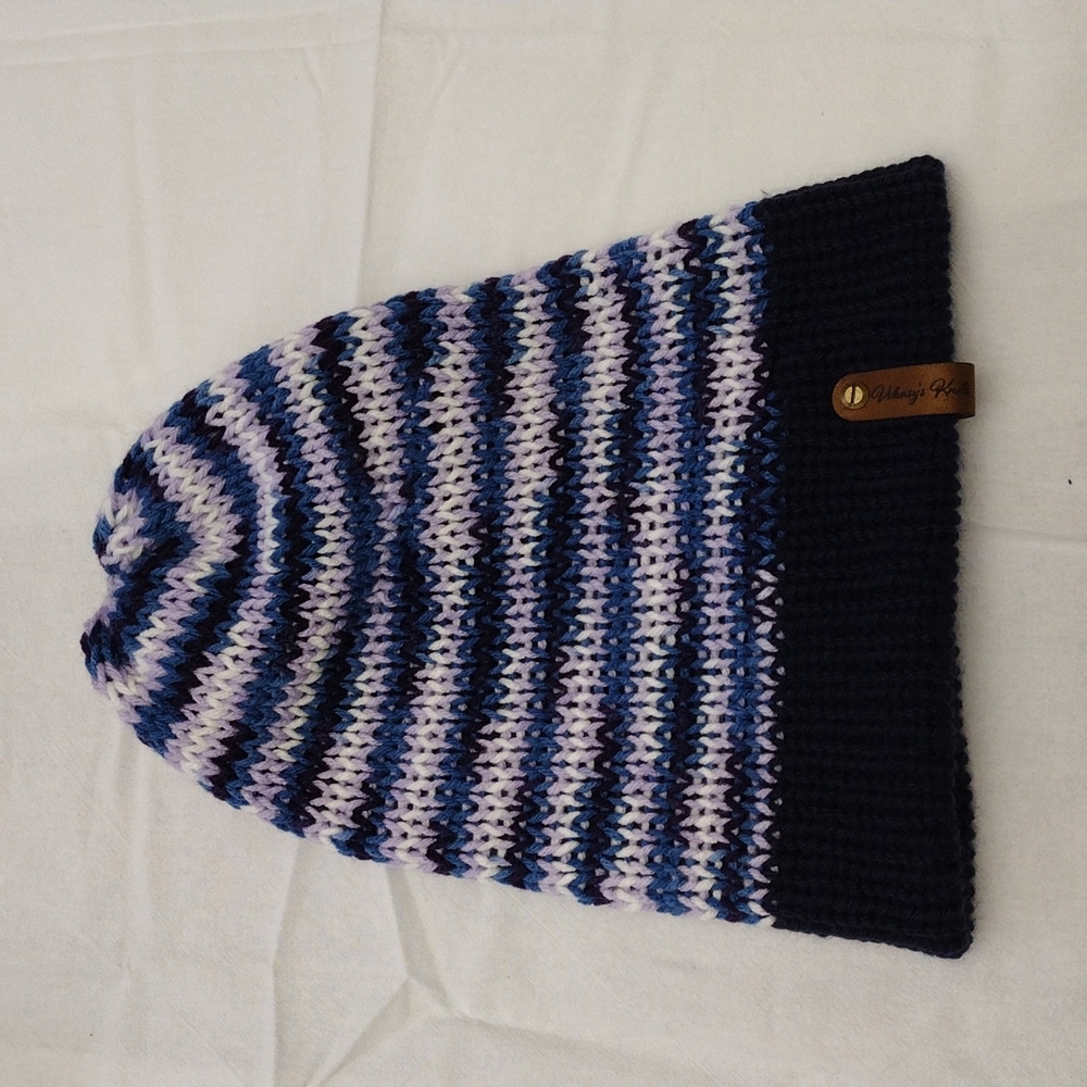 (2 Styles/1 Price) Handmade Reversible Beanie Collection (Item # 2007)